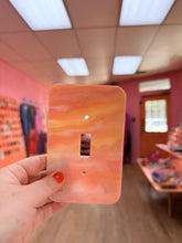 Load image into Gallery viewer, Light Pink &amp; Peach Marble Outlet Covers