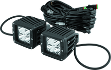 Load image into Gallery viewer, QuadBoss, QuadBoss Paired 3-Inch LED Pod Spot Lights – Durable Off-Road Lighting with 4 High-Intensity LEDs