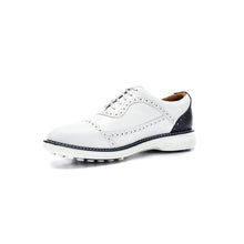 Load image into Gallery viewer, Legacy Hope Spikeless Golf Shoes White Navy Blue