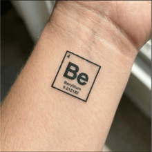 Load image into Gallery viewer, Chemical Formulas Temporary Tattoos