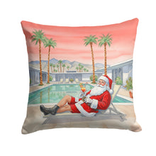 Load image into Gallery viewer, Santa Claus in Palm Springs Christmas Throw Pillow