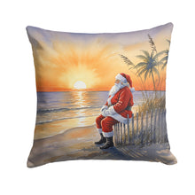 Load image into Gallery viewer, Santa Claus Watching the Sunset Christmas Throw Pillow