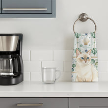 Load image into Gallery viewer, Cream Point Cat Coastal Sea Glass Kitchen Towel