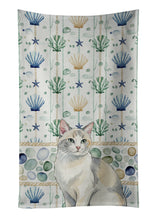 Load image into Gallery viewer, Dilute Calico Cat Coastal Sea Glass Kitchen Towel
