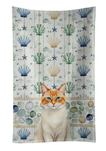 Load image into Gallery viewer, Flame Point Cat Coastal Sea Glass Kitchen Towel