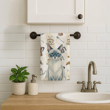 Load image into Gallery viewer, Blue Point Cat Coffee Time Kitchen Towel