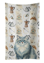 Load image into Gallery viewer, Persian Blue Cat Coffee Time Kitchen Towel
