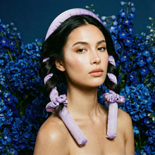 Load image into Gallery viewer, Heatless Roller Set in Purple | 4-Piece Hair Curler Set  | Hair Accessories