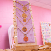 Load image into Gallery viewer, "Anxious" Engraved Necklace