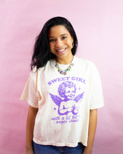 Load image into Gallery viewer, “Sweet Girl with a Little Bit of Anger Issues” Screen Printed Tees and Sweaters