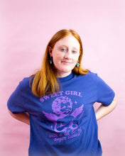 Load image into Gallery viewer, “Sweet Girl with a Little Bit of Anger Issues” Screen Printed Tees and Sweaters