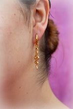 Load image into Gallery viewer, “Filled my Cell With Snakes” Titanium Charm Earrings