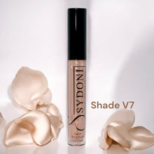 Load image into Gallery viewer, SHADE V7 LUSTRE VINYL FINISH LIPGLOSS - Sheer Light Brown with Golden Shimmer