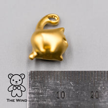 Load image into Gallery viewer, You Have the Balls - Adorable Kitty Cat Pendant Necklace 24K Yellow Gold