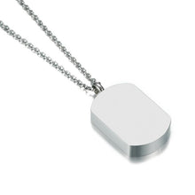 Load image into Gallery viewer, "Always With Me" Silver Dog Tag Cremation Necklace