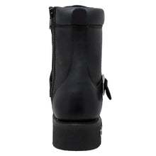 Load image into Gallery viewer, Commandsole 6" Black Biker Leather Boot